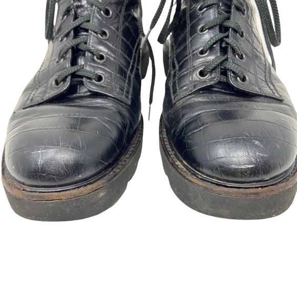 Emporio Armani Leather Boots Sz 8 - Picture 11 of 11